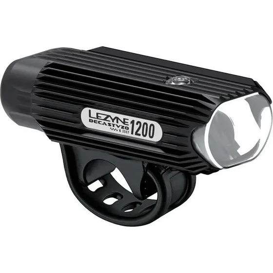 Lezyne Deca StVZO 1200 Éclairage Avant Noir