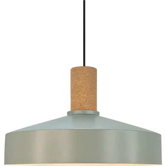Nordlux Elvas Suspension Vert Poussiéreux Métal/Liège