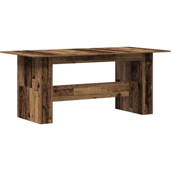 vidaXL Table  manger vieux bois 180x90x76 cm bois d'ingnierie
