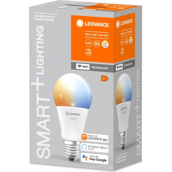 LEDVANCE SMART+ WiFi Blanc Accordable 9W E27