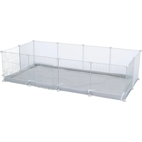 Trixie Enclos Modulable 140x35x70 cm Blanc