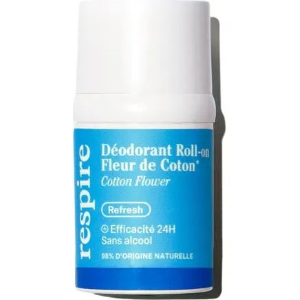 Respire Déodorant Roll-on Fleur de Coton 15ml