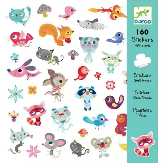 Djeco 160 Stickers Petits Amis