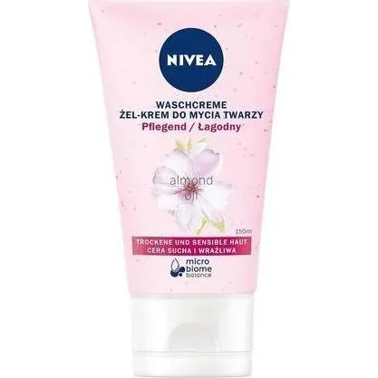NIVEA Gel-Crème Nettoyant Visage Sèche et Sensible 150 ml
