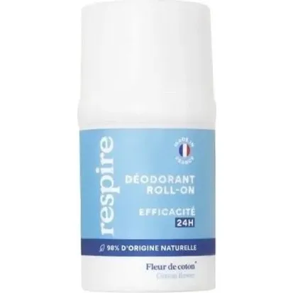 Respire Dodorant Roll-On Fleur de Coton 15ml