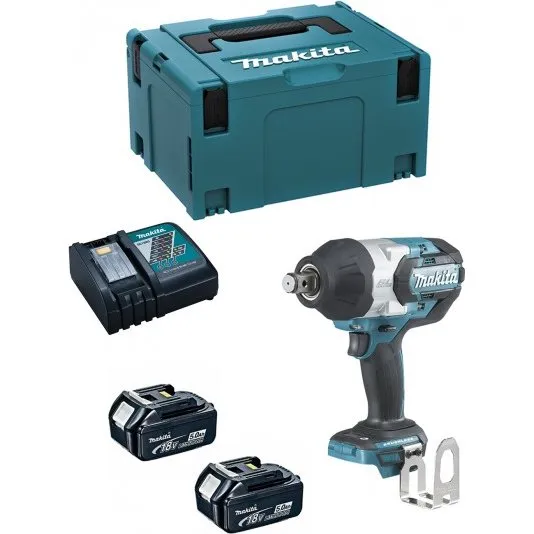 Makita DTW1001RTJ Boulonneuse à chocs 18 V 5 Ah 1050 Nm