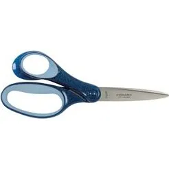 Fiskars Ciseaux Gaucher 18 cm SoftGrip Bleu Pailleté