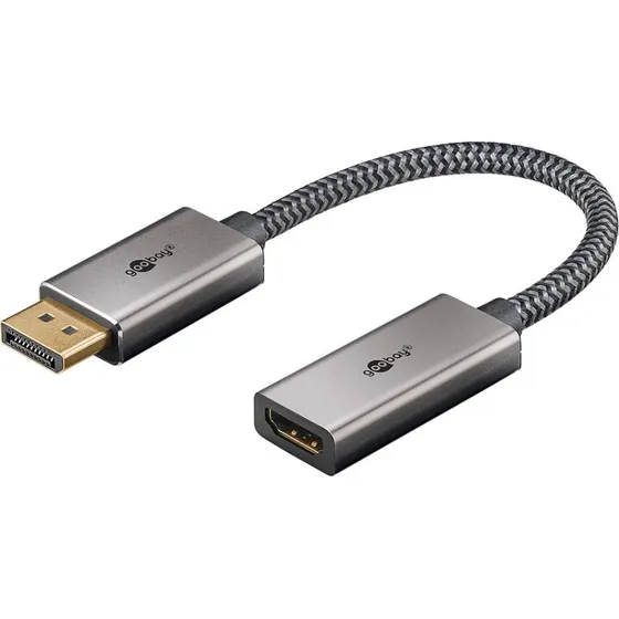 Goobay DisplayPort vers HDMI 8K/60 Hz, doré