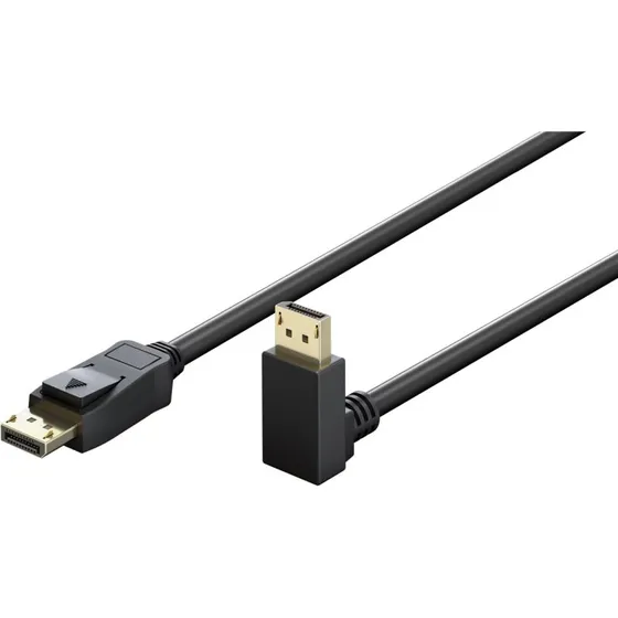 GOOBAY 77058 Câble DisplayPort 2.1 3m 90° Noir