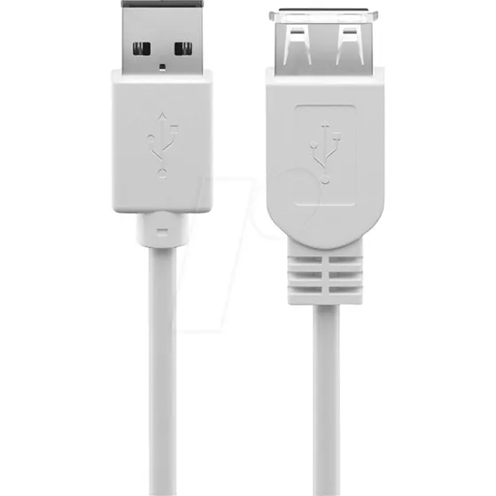 GOOBAY Rallonge USB 2.0 0,3 m Blanc