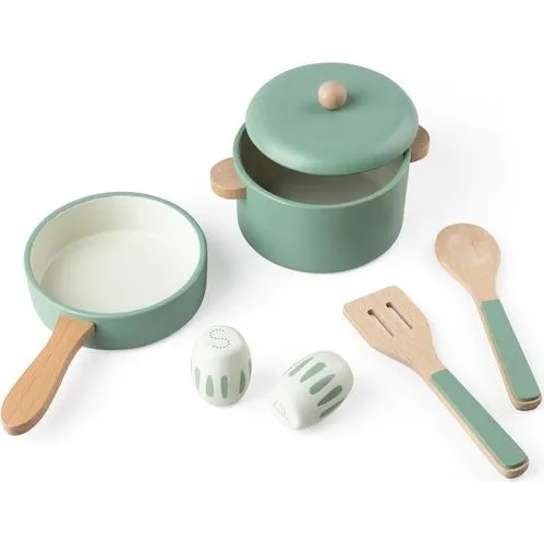 Sebra Ensemble Casserole et Poêle en Bois