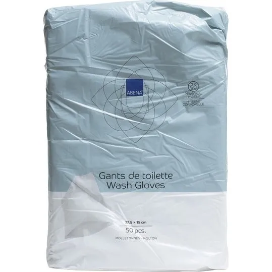 Abena Gant de Toilette Jetable x50