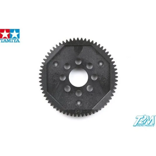Tamiya 51356 Couronne 64T M0.6 pour TB03/TA05