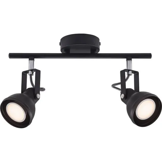 Nordlux ASLAK 2-Spot Métal Noir GU10
