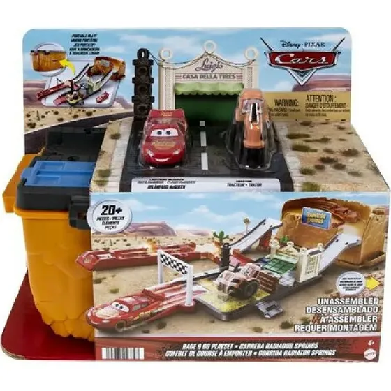 Mattel Cars Jeu Radiator Spring - Piste de Course Assemblable