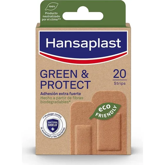 Hansaplast Green & Protect 20 pansements biodégradables