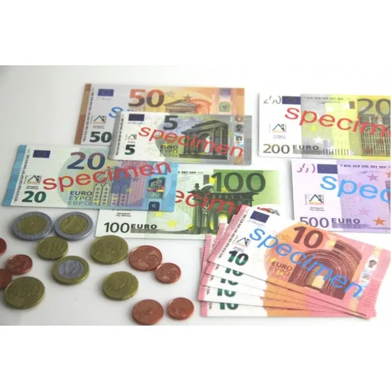 Wissner Euros Factices 44 Pièces & Billets