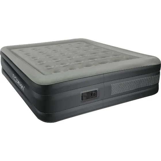 ML-Design Matelas Gonflable 2 Pers. 203x157x47 cm Gris