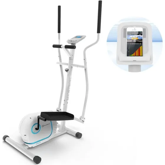 Klarfit Myon Cross Vélo elliptique 12 kg blanc
