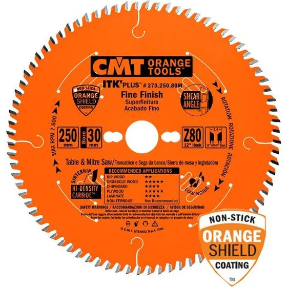 CMT 273.190.64M Lame de scie 190x30x64D