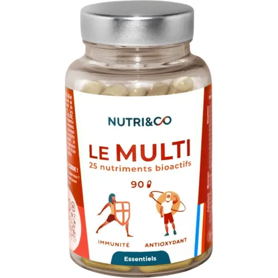 Nutri&Co Le Multi 90 Glules - 25 Nutriments