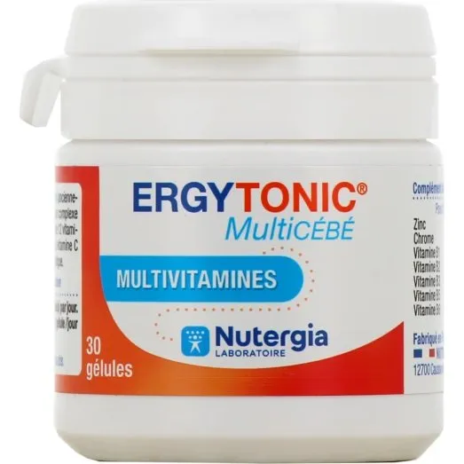 Nutergia Ergytonic MultiCébé 90 gélules