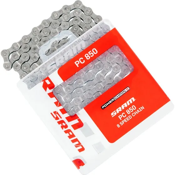 SRAM PC850 Chaîne 8 Vitesses 114 Maillons Gris