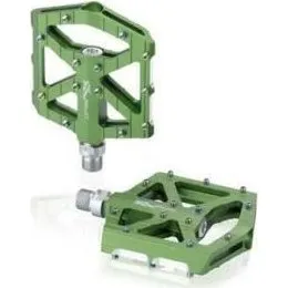 XLC PD-M12 Pédales Plateforme VTT Trekking Limegreen