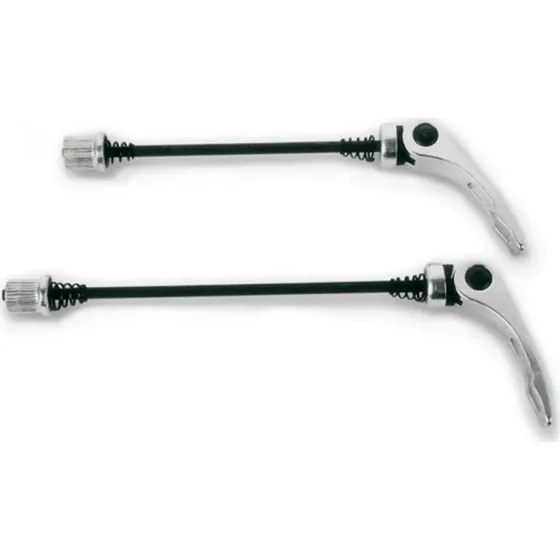 V Bike Axe de Roue à Serrage Rapide Avant Argent