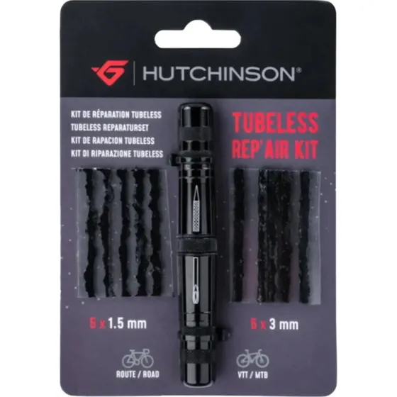 Hutchinson Kit Réparation Tubeless 10 Mèches + Outil