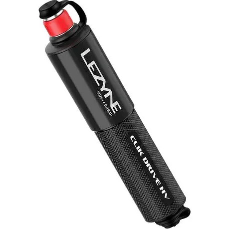 Lezyne Clik Drive HV Pompe à Main Noir 140mm