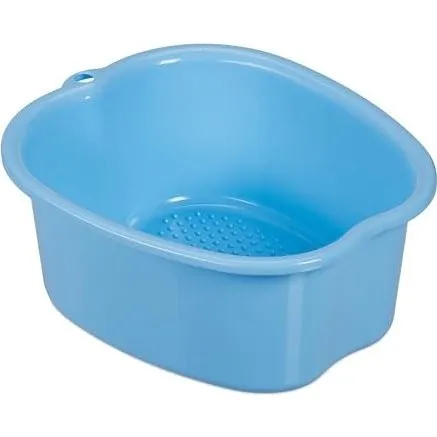 Relaxdays Bain de Pieds Bleu 15 x 33 x 38 cm