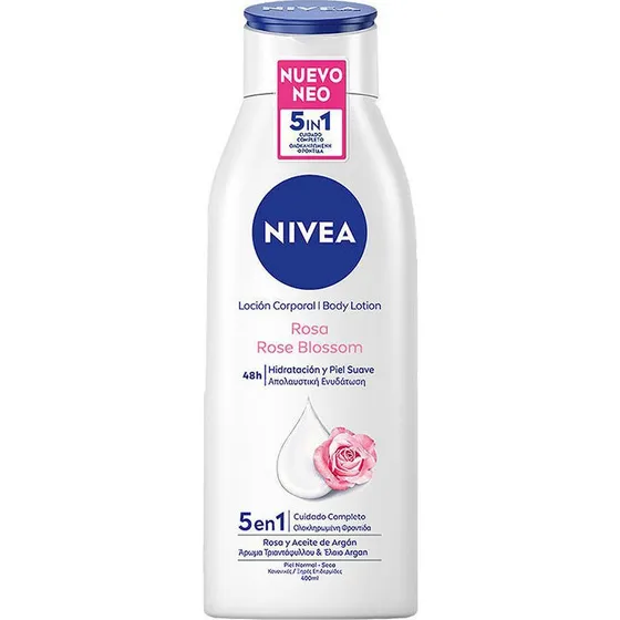 Nivea Rose Blossom Lait Corps 5 en 1 400 ml