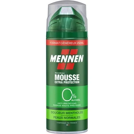 Mennen Mousse de Rasage Extra Protection 200 ml Mentholée