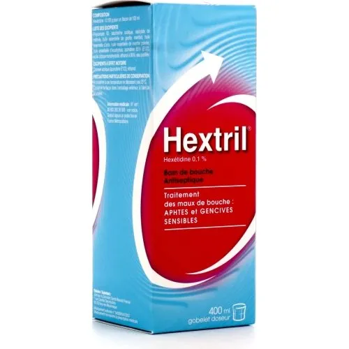 Hextril Bain de Bouche Antiseptique 400ml
