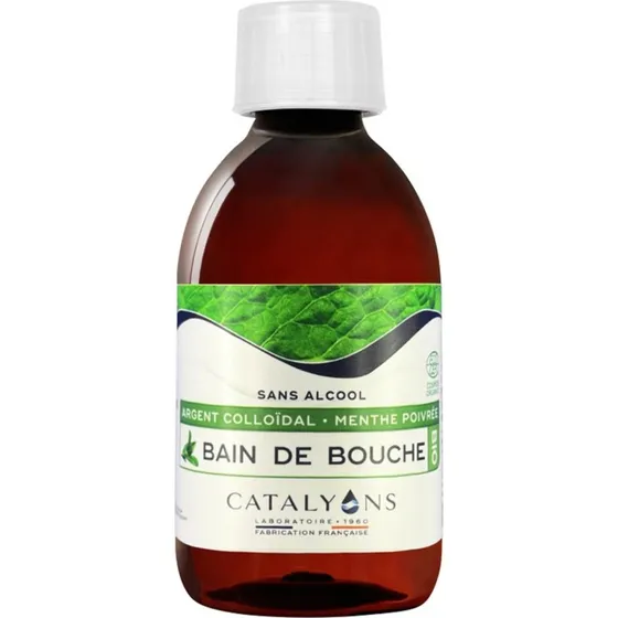 Catalyons Bain de bouche bio à l'argent colloïdal 250ml