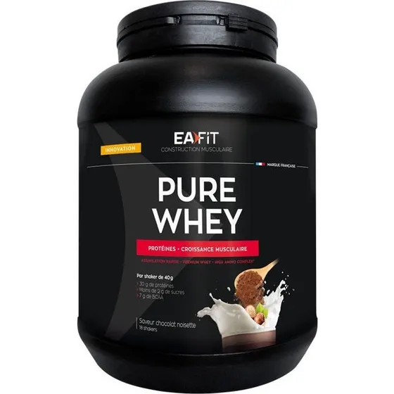 EaFit Pure Whey Chocolat Noisette 750g