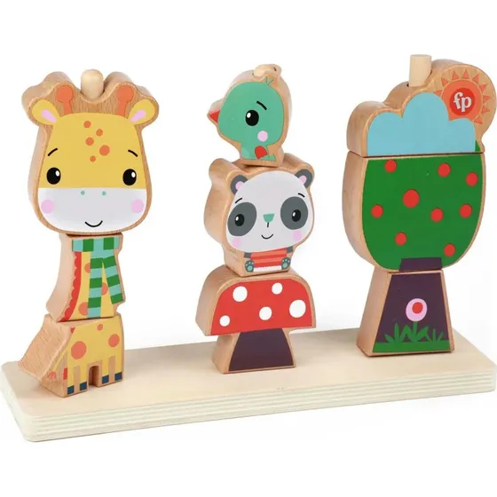 Fisher-Price Stacking Puzzle Bois 9 Pièces