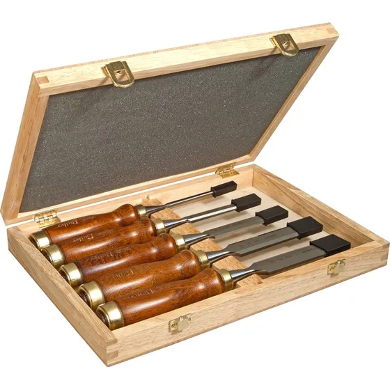 STANLEY Coffret 5 Ciseaux à Bois 6-10-15-20-25 mm