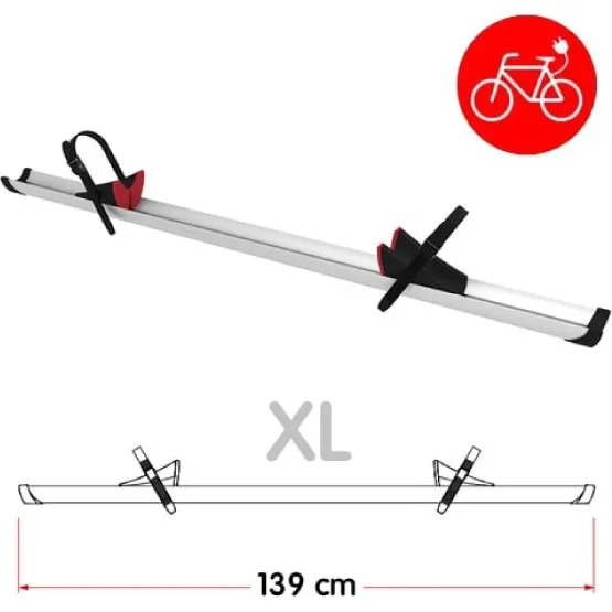 Fiamma Rail Premium XL 139 cm E-Bike