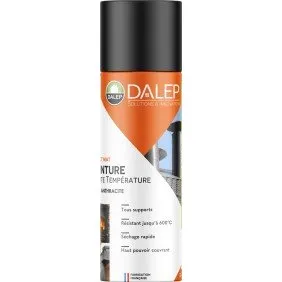 Dalep Peinture Aérosol Haute Température Gris Quartz 400 ml