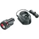 Bosch GAL 1210 CV + 2 batteries PBA 12V 1,5Ah verte