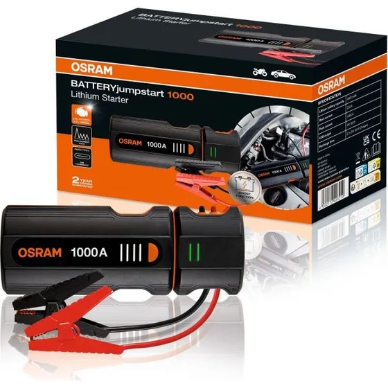 Osram BATTERYjumpstart 1000 - 12 V, 8000 mAh