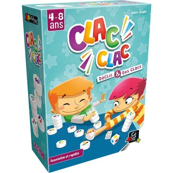 Gigamic Clac Clac - Jeu de rapidité et d'observation