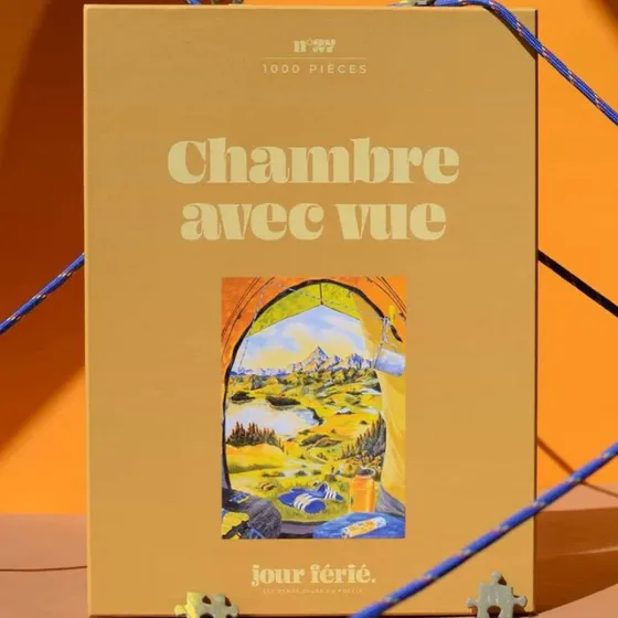 Puzzle Chambre avec vue 1000 pièces Made in France