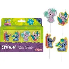 Stitch - 4 Bougies Anniversaire 2D