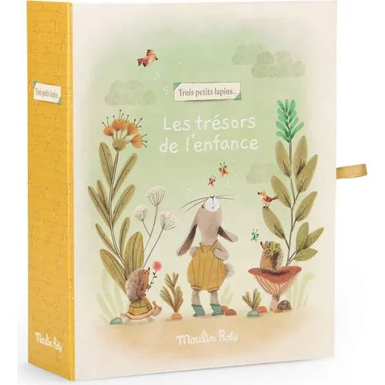 Moulin Roty Coffret naissance trois petits lapins