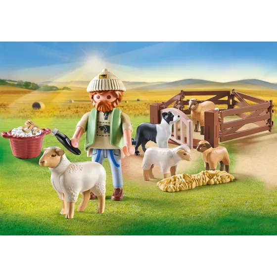 Playmobil 71444 Berger avec moutons Country