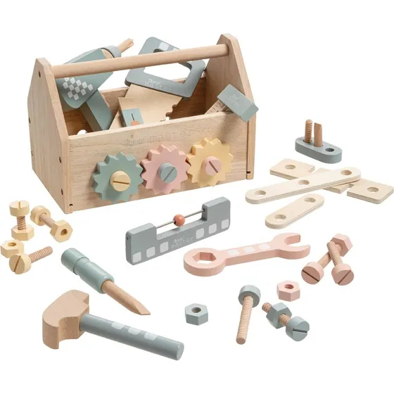 howa Boîte à outils enfants en bois 45 pièces