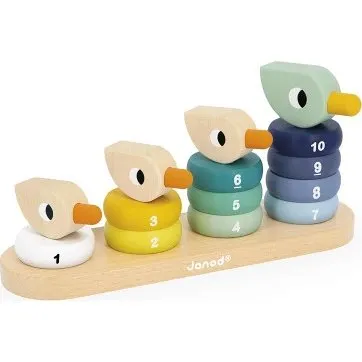 Janod Empilable Duck Family - 14 Pièces